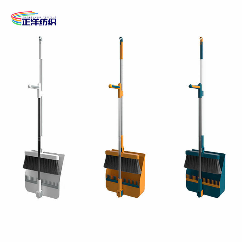 36" Small Broom Dustpan Stainless Steel And PP Material Standing Dustpan Set