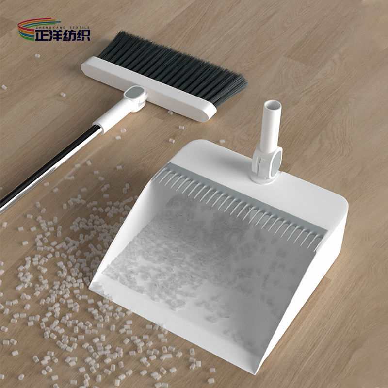 36" Small Broom Dustpan Stainless Steel And PP Material Standing Dustpan Set