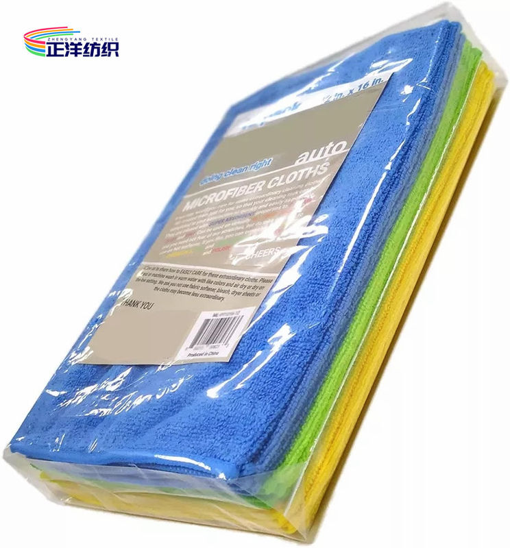 350gsm 40x40cm Auto Cleaning Cloths Microfiber Edgeless Smooth Lint Free Car Detailing Cloth