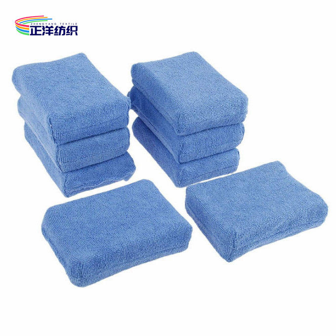 25x15x3cm Microfibre Applicator Pads 60G Blue Hand Wax Applicator