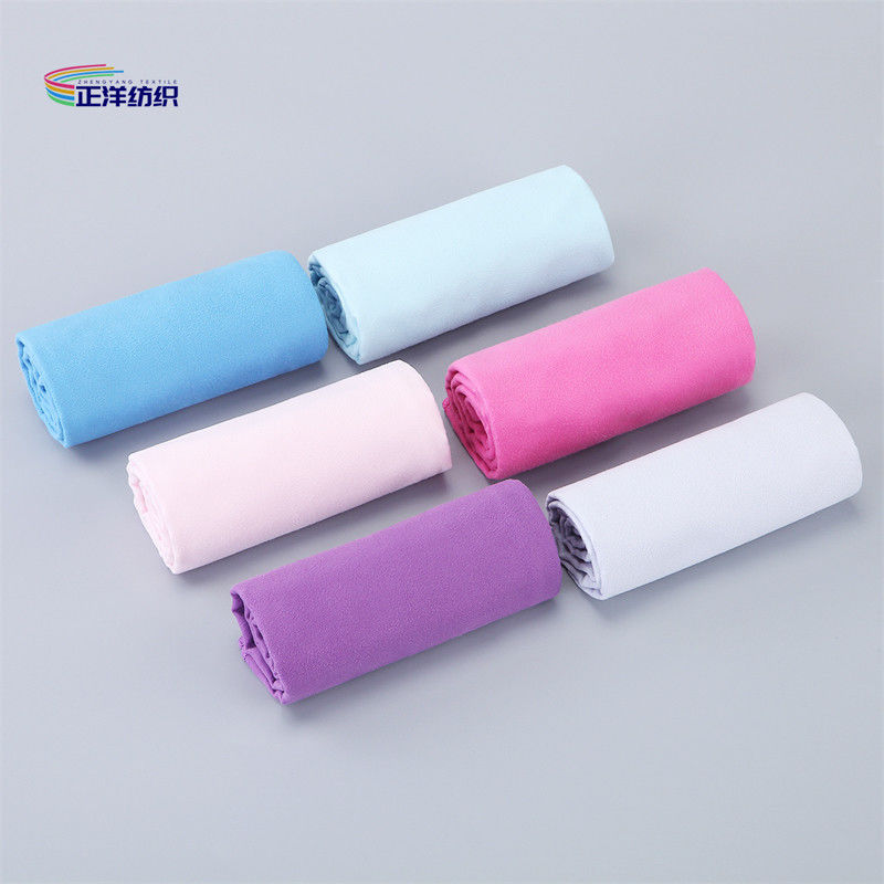 High Quality Custom Microfiber Traveling Towel Shape Woven Technics Water Absorption Sand Free Print With Logo