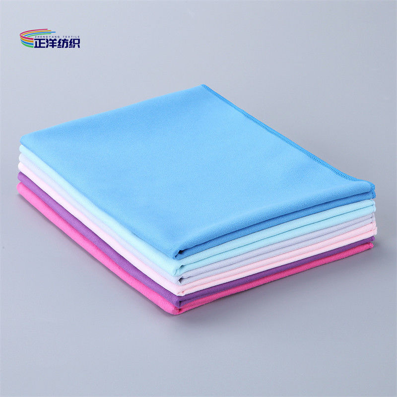 High Quality Custom Microfiber Traveling Towel Shape Woven Technics Water Absorption Sand Free Print With Logo
