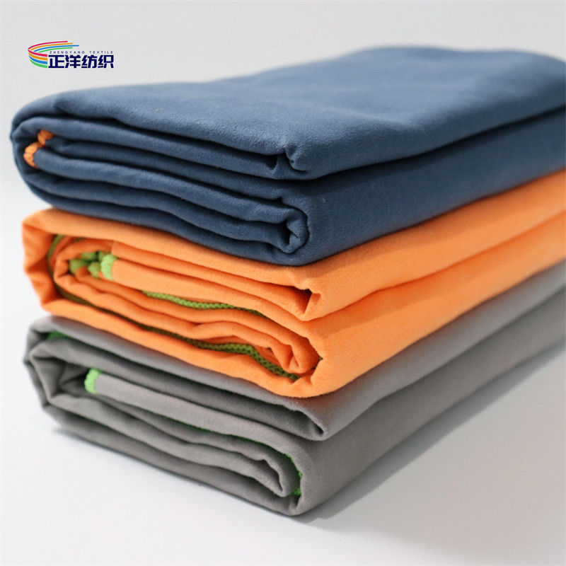 High Quality Custom Microfiber Traveling Towel Shape Woven Technics Water Absorption Sand Free Print With Logo