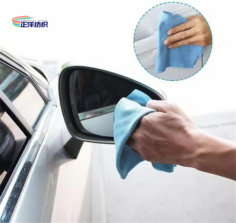 Microfiber Cleaning Cloth 40x40cm 320gsm Shiny Glass Cloth Mirror Surface Wiping Polishing Cloth
